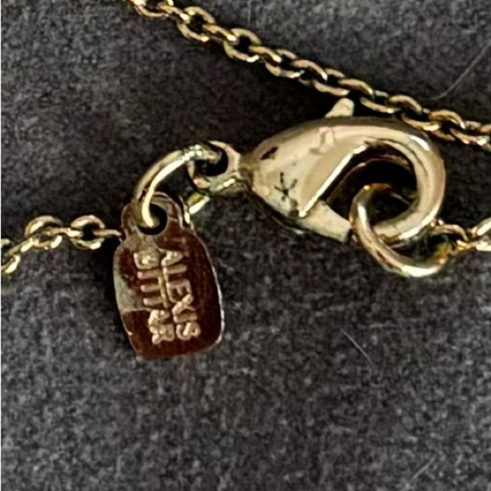 Triangular Pendant on Long Chain - Picture 3 of 3